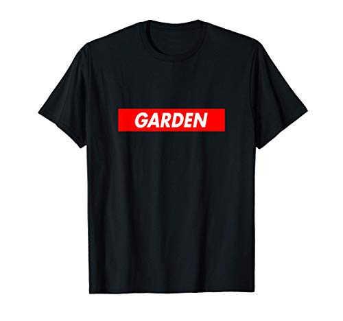 Garden Name Red Box Logo Family Funny T-Shirt