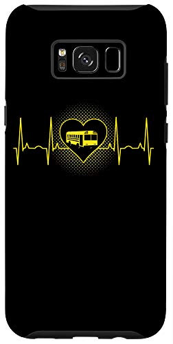 Galaxy S8plus  School Bus Heartbeat Love Bus Driver Case