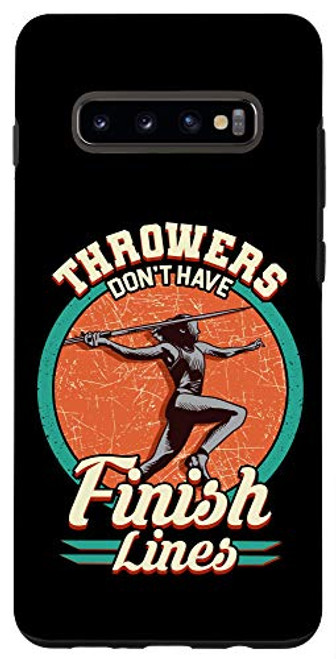Galaxy S10plus  Throwers Dont Have Finish Lines Competitive Javelin Pun Case