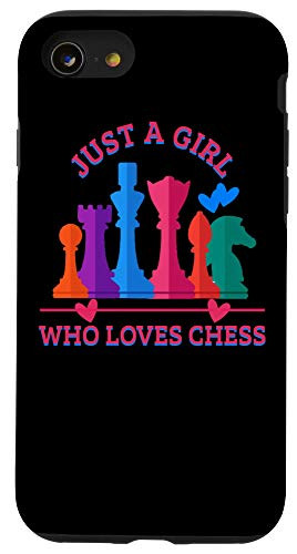 iPhone SE  2020    7   8 Girl Loves Chess Pieces Player Lovers Chess Champ Case
