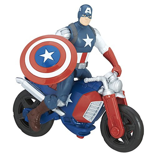 Avengers Marvel 6-Inch Captain America Figure & Vehicle