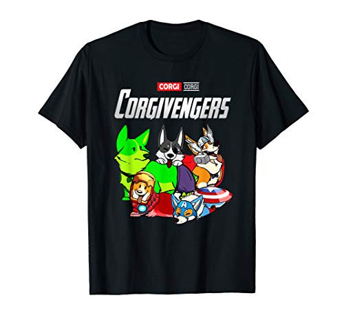 Corgivengers Corgi T-Shirt Funny Corgi Lovers Gift T-Shirt