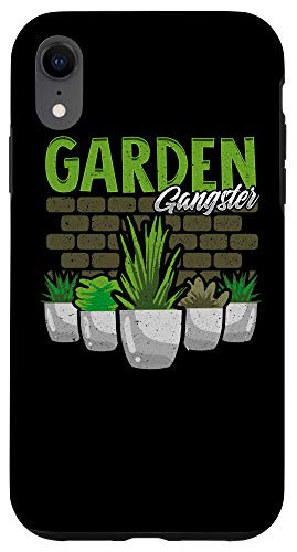 iPhone XR Cute  and  Funny Garden Gangster Gardening Pun Case