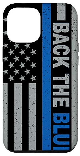 iPhone 12 Pro Max Thin blue line American Flag phone case Back The Blue Case iPhone 12 Pro Max Thin blue line American Flag phone case Back The Blue Case