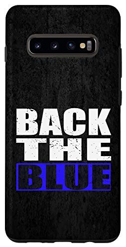 Galaxy S10plus  Thin Blue Line case. American Flag Police Officer Cop Gift Case