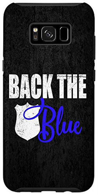 Galaxy S8plus  Thin Blue Line case. American Flag Police Officer Cop Gift Case