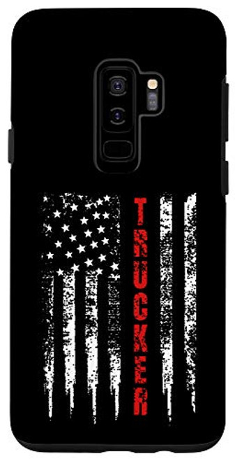Galaxy S9plus Trucker American Flag US Truck Driver 18 Wheeler Gift Case Galaxy S9plus Trucker American Flag US Truck Driver 18 Wheeler Gift Case