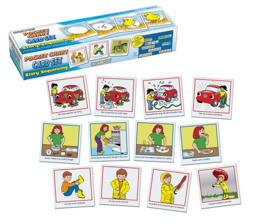 PlayMonster Lauri Pocket Chart Cards - Story Sequencing PlayMonster Lauri Pocket Chart Cards - Story Sequencing