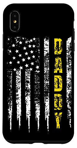 iPhone XS Max Thin Line Yellow Tow Truck Driver Daddy Father Gift Case