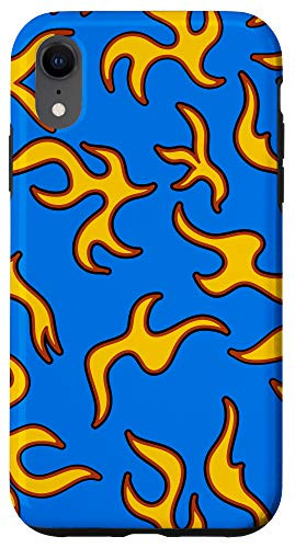 iPhone XR Flame Phone Case Aesthetic Golf Wang Flame Pattern Print Case