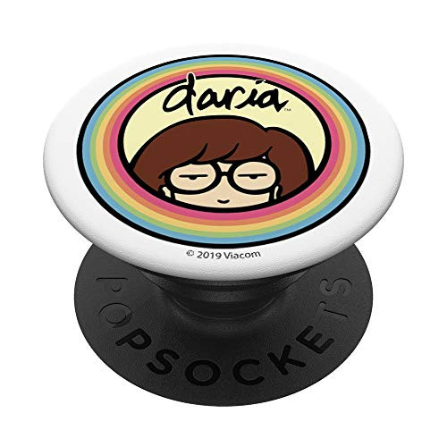 Daria Rainbow Portrait PopSockets PopGrip Swappable Grip for Phones  and  Tablets