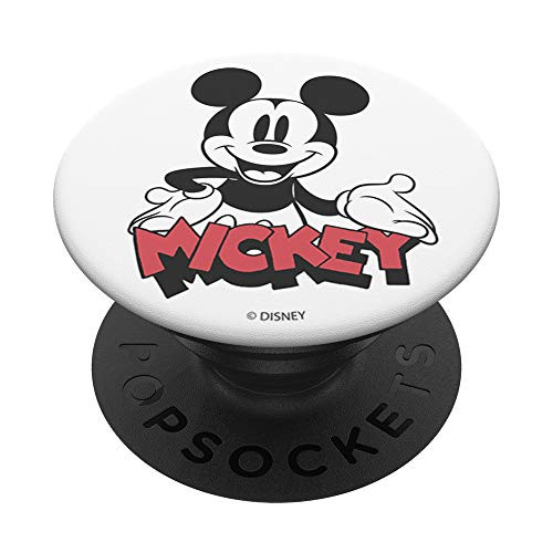 Disney Mickey And Friends Mickey Text Portrait PopSockets Grip and Stand for Phones and Tablets