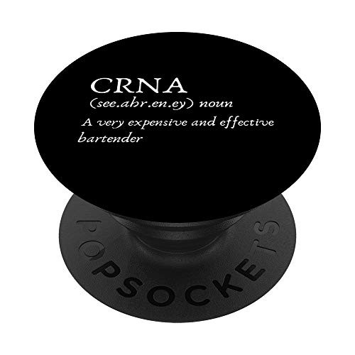 Certified Registered Nurse Anesthetists CRNA Gift PopSockets Grip and Stand for Phones and Tablets