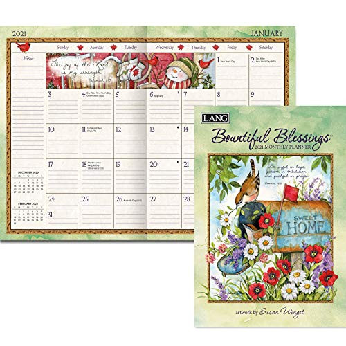 Lang Bountiful Blessings 2021 Monthly Planner  21991012096