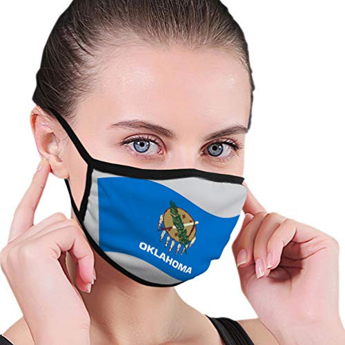 Safety Shield Reusable Outdoor Covers flag of oklahoma waving on gray background Printed Cover Safety Shield Reusable Outdoor Covers flag of oklahoma waving on gray background Printed Cover