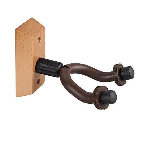 Hardwood Guitar Wall Hanger Keeper Hook Holder for Home and Studio  2 Pack