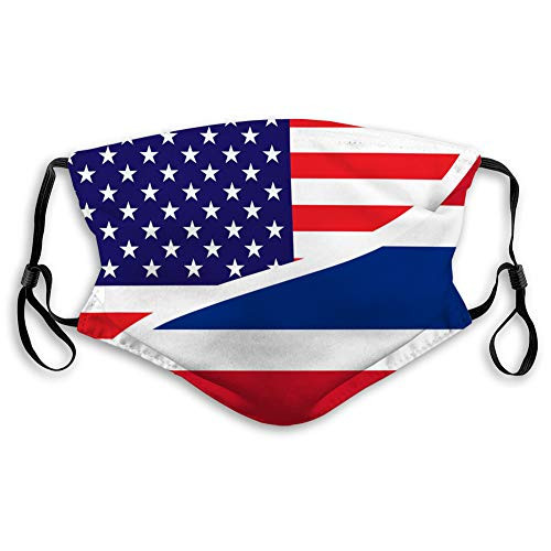 DISGOWONG Cool Mouth Shield for Gardening Climbing Daily Use Thailand Flag Vector Safety Covers DISGOWONG Cool Mouth Shield for Gardening Climbing Daily Use Thailand Flag Vector Safety Covers