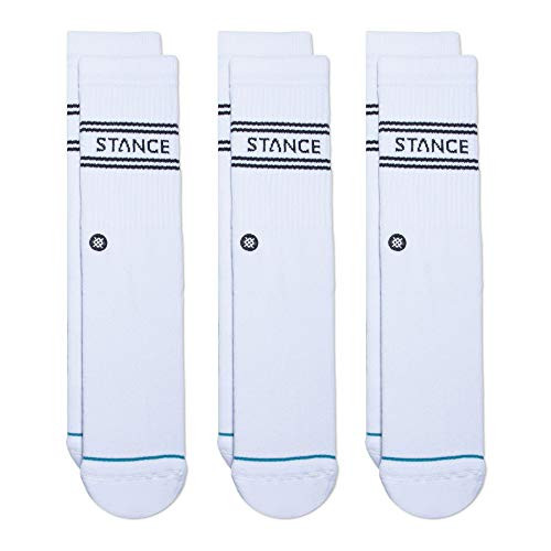 Stance Basic Crew Sock 3-Pack  Medium White
