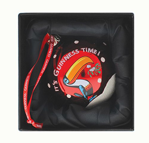 Guinness Toucan Glass Bauble