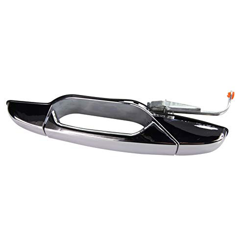 Exterior Door Handle Rear Left Driver Side 15915659 22738725 25960521 Compatible with Chevy Silverado Suburban Tahoe Avalanche GMC Sierra Yukon Cadillac Escalade 2007-2013