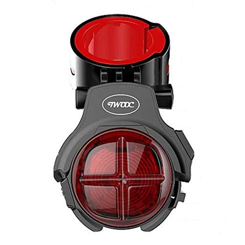Gazelle Trading Waterproof Bicycle Brake Rear Light USB Rechargeable LED MTB Bike Tail Light Cycling Safety Taillight Back Lamp