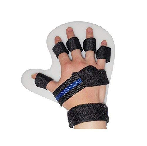 Lolicute Finger Training Device?Finger Orthotics Fingerboard Stroke Hemiplegia Finger Orthotics Points for Stroke hemiplegia Traumatic Brain Injury ?BlackRight Hand?