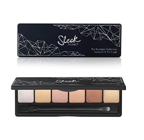 Sleek I-LUST 6 piece Eye and Face Palette - Duo Chrome and Metallic Eyeshadows - Diamonds in the Rough