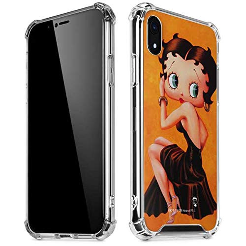 Skinit Clear Phone Case Compatible with iPhone XR - Officially Licensed Betty Boop Betty Boop Little Black Dress Design Skinit Clear Phone Case Compatible with iPhone XR - Officially Licensed Betty Boop Betty Boop Little Black Dress Design