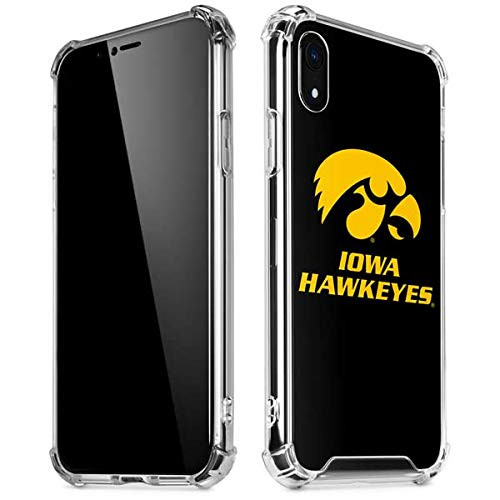 Skinit Clear Phone Case Compatible with iPhone XR - Officially Licensed University of Iowa Iowa Hawkeyes Design
