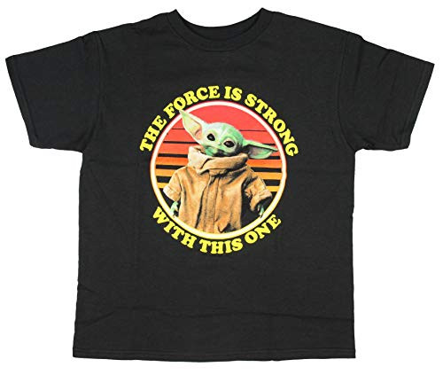Star Wars The Mandalorian Boys Baby Yoda The Force Is Strong T-Shirt  SM