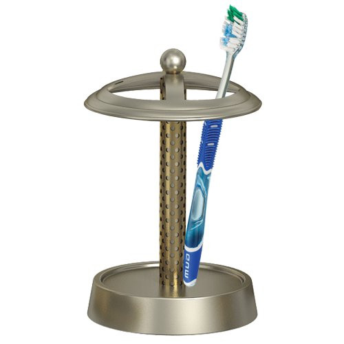 nu steel Selma Brushed Toothbrush Holder