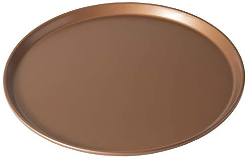 Chef Select Premium Non-Stick Pizza Pan 14-Inch Heavy Duty Copper Colored Steel