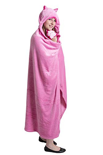 High Desert Gear Novelty Hooded Blanket  Cat Large