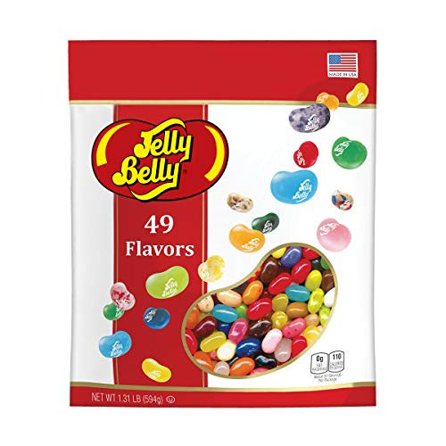 Jelly Belly 49 Assorted Jelly Bean Flavors 1.31 Pounds Resealable Pouch