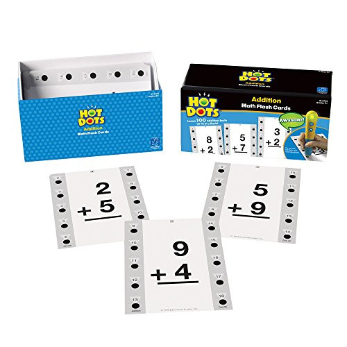 Educational Insights Hot Dots Math Flash Cards- Addition