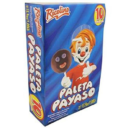Ricolino Paleta Payaso Count 10 - Sugar Candy   Grab Varieties  and  Flavors