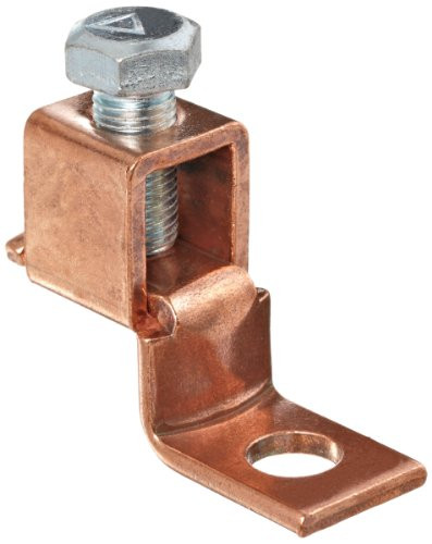 Morris Products 90520 Single Offset Mechanical Connector, Copper, 175A Rating, 3/0 - 4 Wire Range