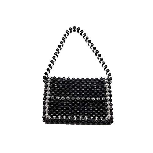 YIFEI Women Evening Wedding Party Acrylic Bags Shoulder Handbags  Black