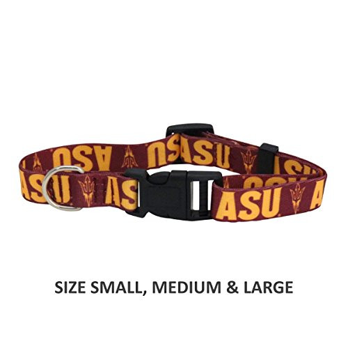 Arizona State Sun Devils Pet Nylon Collar - Medium