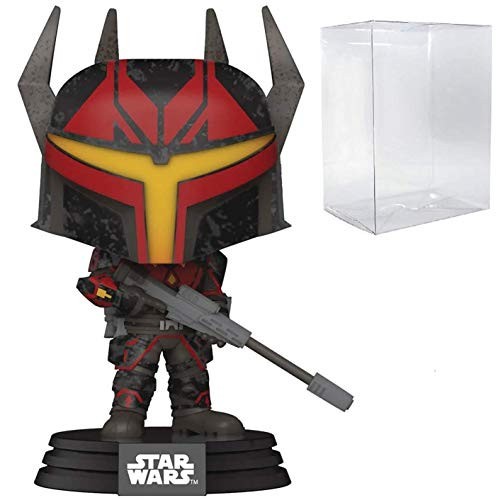 Gar Saxon 411 Pop TV Clone Wars Vinyl Figure  Includes Ecotek Pop Box Protector Case