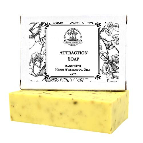 Attraction Shea Herbal Soap Bar Handmade Love Money Manifestation  and  Prosperity Wiccan Pagan Hoodoo