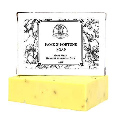 Fame and Fortune Shea Herbal Soap Bar Handmade Shea Herbal Soap for Beauty Notoriety Wealth Success and Adoration Hoodoo Voodoo Wiccan Pagan Fame and Fortune Shea Herbal Soap Bar Handmade Shea Herbal Soap for Beauty Notoriety Wealth Success and Adoration Hoodoo Voodoo Wiccan Pagan