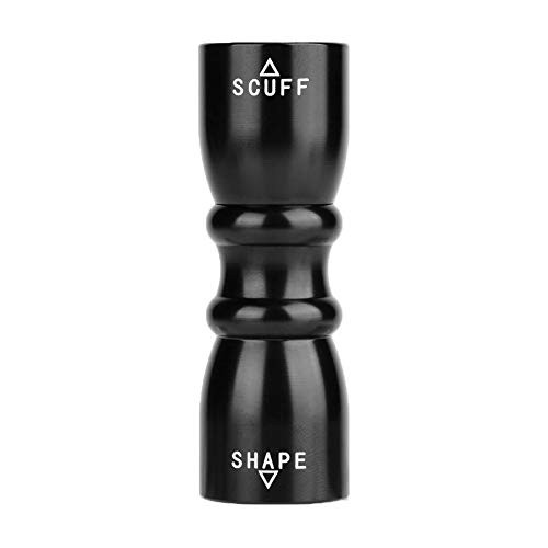 Soapow Portable Pool Stick Billiard Tip Pricker Shaper Billiard Cue Shaper Scuffer Cue Tip Repair Tools for Cue Care Accessory