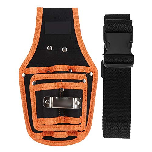Pocket Tool Bag with Adjustable Belt Heavy Duty Waist Work Pouch for Electricians Technician Hardware Tool