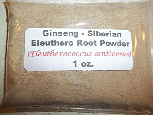 1 oz. Ginseng - Siberian - Eleuthero Root Powder  Eleutherococcus senticosus