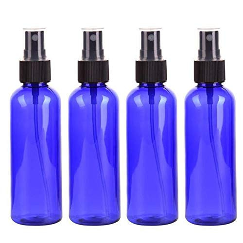 Spray Bottles 4PCS 100ML Clear Empty Fine Mist Plastic Mini Travel Bottle Set Small Refillable Liquid Containers  4Pack