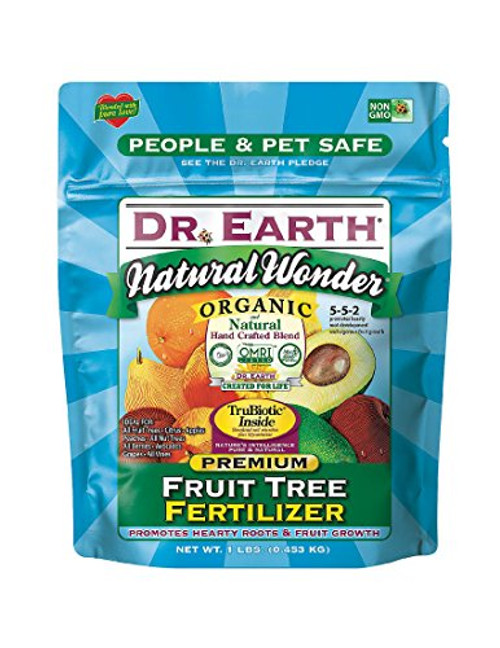 Dr. Earth Organic and Natural MINI Natural Wonder Fruit Tree Fertilizer 1 lbs Dr. Earth Organic and Natural MINI Natural Wonder Fruit Tree Fertilizer 1 lbs