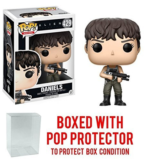 Funko Pop! Movies: Alien: Covenant - Daniels (Suit) Vinyl Figure (Bundled with Pop BOX PROTECTOR CASE)