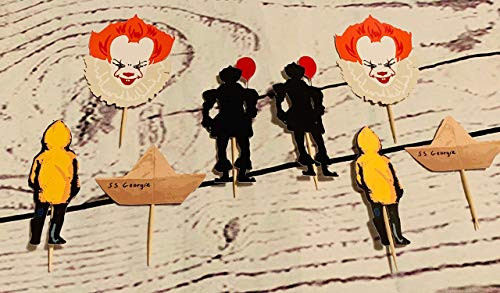 Pennywise Toppers Pennywise cake decor Pennywise party Pennywise birthday theme Pennywise theme Pennywise party