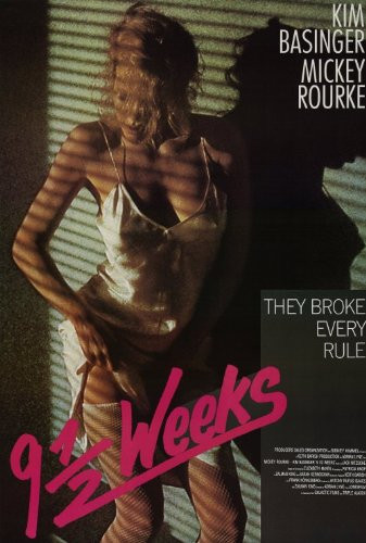 Pop Culture Graphics 9 1 2 Weeks Poster B 27x40 Mickey Rourke Kim Basinger Margaret Whitton